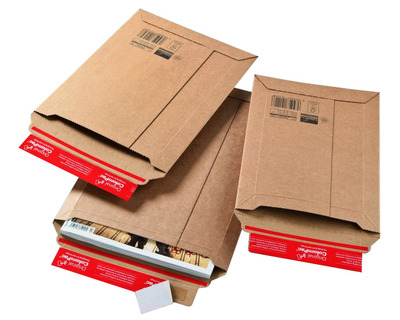 Colompac Versandtasche Wellpappe, Gr.7 braun 290 x 400 x 1-50 mm