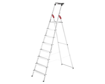 Hailo Stehleiter "StandardLine L60" silber 8 Stufen