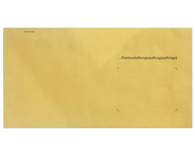RNK Zustellungsauftrag Kompakt+, nassklebend, ohne Fenster, neutral chamois 125 x 235 mm 100St.