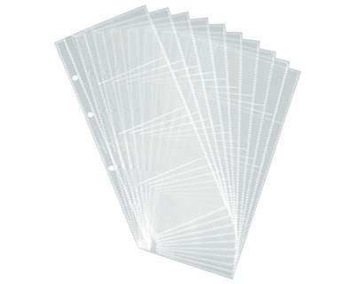 Durable Visitenkartenhüllen, einreihig transparent 112 x 247 mm 10St.