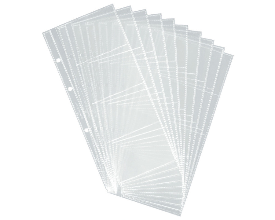 Durable Visitenkartenhüllen, einreihig transparent 112 x 247 mm 10St.