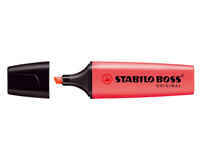 Stabilo Textmarker "Boss Original" rot 2-5 mm