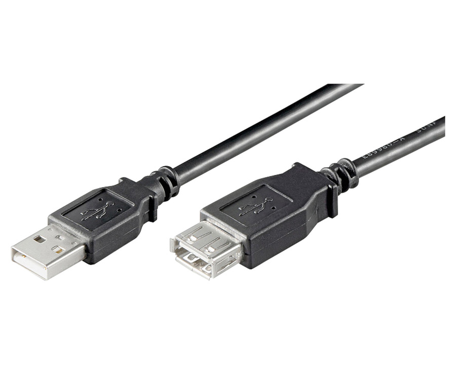 Goobay Verbindungskabel USB 2.0 A/A schwarz 1,8 m