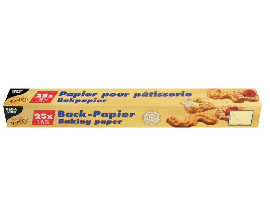 Papstar Backpapier 38 x 42 cm 25Bl.