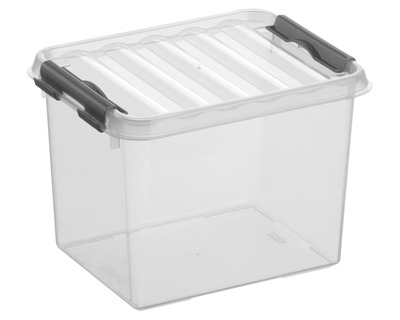Sunware Aufbewahrungsbox "the q-line" 3 Liter transparent 15 x 14,5 x 20 cm