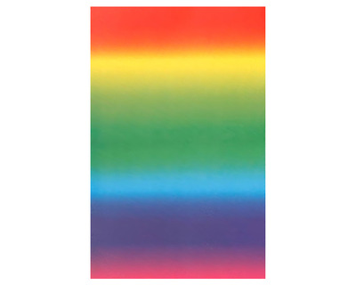 Folia Regenbogenpapier, einseitig mehrfarbig 50 x 70 cm