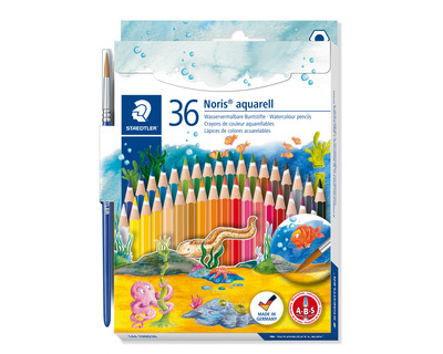 Staedtler Buntstift "Noris Aquarell" mehrfarbig 3,0 mm 36St.