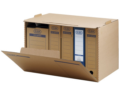 Elba Archivschachtel "Tric System" natronbraun 490 x 350 x 319 mm