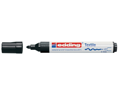 Edding Textilmarker 4500 schwarz 2-3 mm Rundspitze