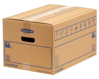 Bankers Box Umzugskarton "SmoothMove" braun 320 x 270 x 470 mm