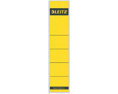 Leitz Ordner-Rückenschilder gelb 39 x 192 mm 10Et.