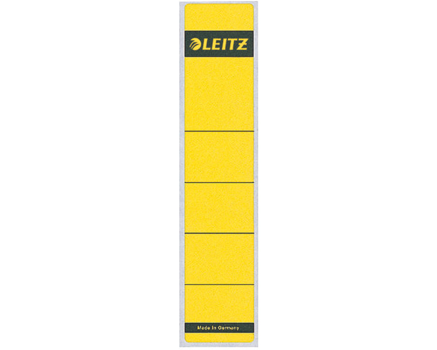 Leitz Ordner-Rückenschilder gelb 39 x 192 mm 10Et.