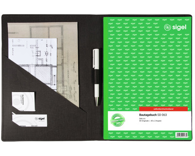 Sigel Formularbuch-Einband A4 anthrazit 315 x 235 x 10 mm