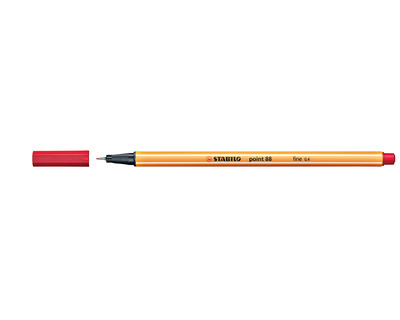 Stabilo Fineliner "Point 88" rot 0,4 mm
