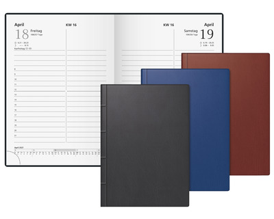 Glocken Taschenkalender 2027 sortiert 1 Seite = 1 Tag