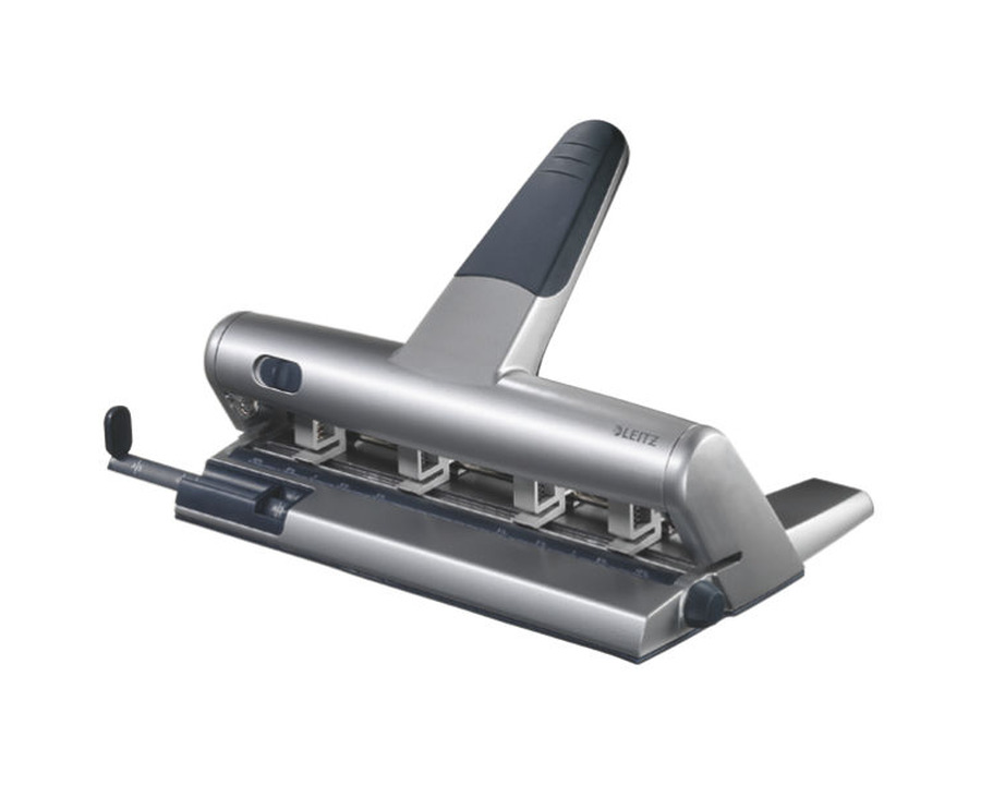 Leitz Doppellocher "Akto" silber 30 Blatt