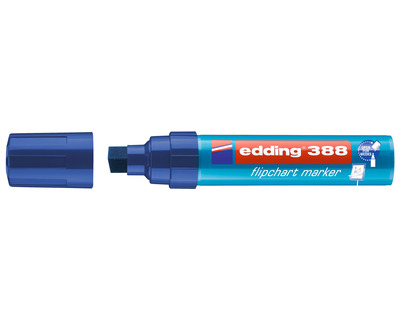 Edding Flipchartmarker 388 blau 4-12 mm Keilspitze