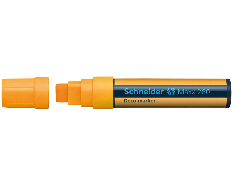 Schneider Kreidemarker "Maxx 260" orange 2-15 mm Keilspitze