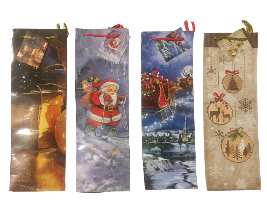 Horn Geschenk-Tragetasche, für Flaschen sortiert