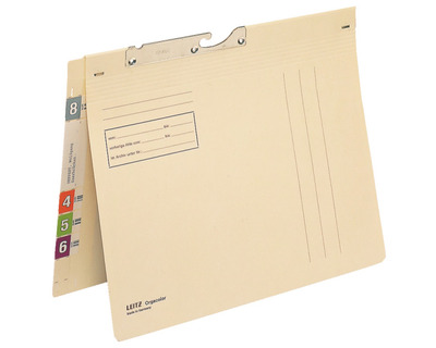 Leitz Pendelhefter A4 "Orgacolor" chamois Amtsheftung