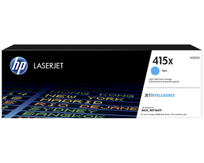HP Toner 415X cyan 6.000 Seiten