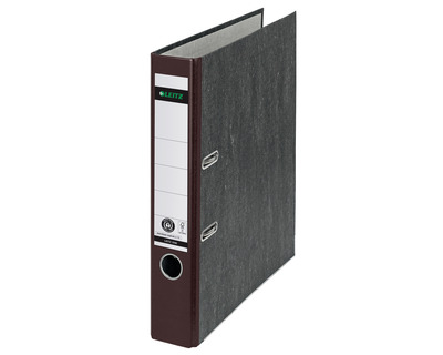 Leitz Ordner Wolkenmarmor A4 braun 52 mm
