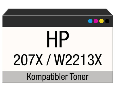 Rebuilt-Toner, HP 207X magenta 2.450 Seiten