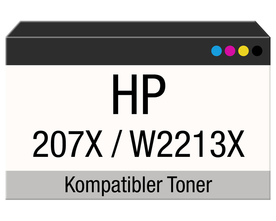 Rebuilt-Toner, HP 207X magenta 2.450 Seiten