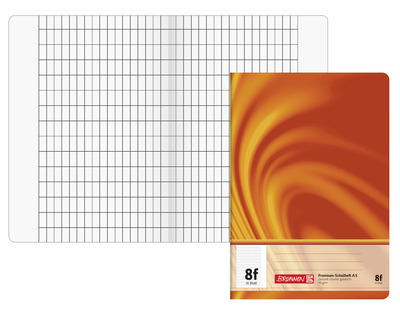 Brunnen Schulheft A5 "Vivendi" rautiert (Lineatur 8f) 90g/m² 16Bl.