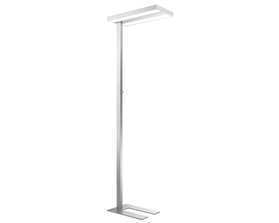 Alco LED-Stehleuchte 9080, 1.050 lux silber